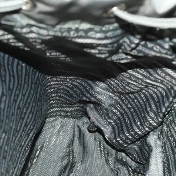 PRADA Backpack Nylon Gray Silver Auth yk19217 - Picture 13 of 16